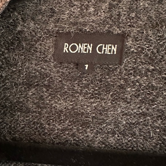 Cozy Grey Knit Cardigan - Picture 2 of 3